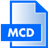 MCD File Extension Icon 48x48 png